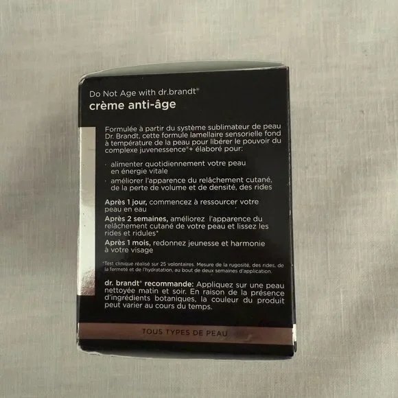 Dr Brandt DNA Do Not Age Time Defying Cream Full Size 1.7 Oz for Face Wrinkles